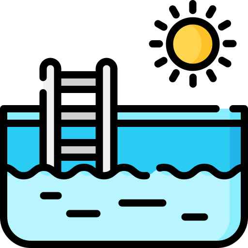 Swimming pool at Hoabl apartments