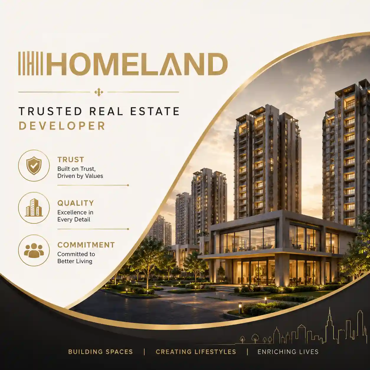 Homeland official logo for Chandigarh projects