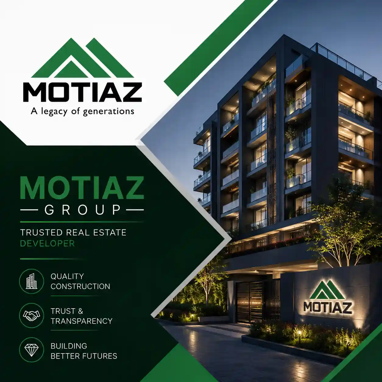 Motiaz Group official logo for Chandigarh projects
