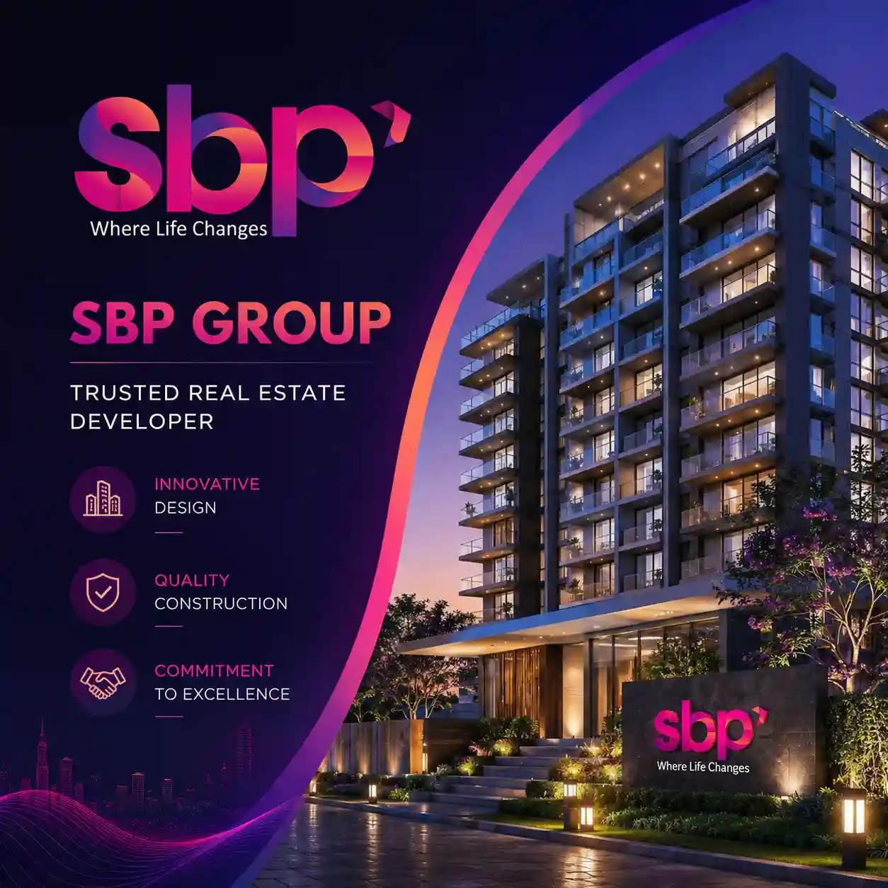 SBP Group official logo for Chandigarh projects